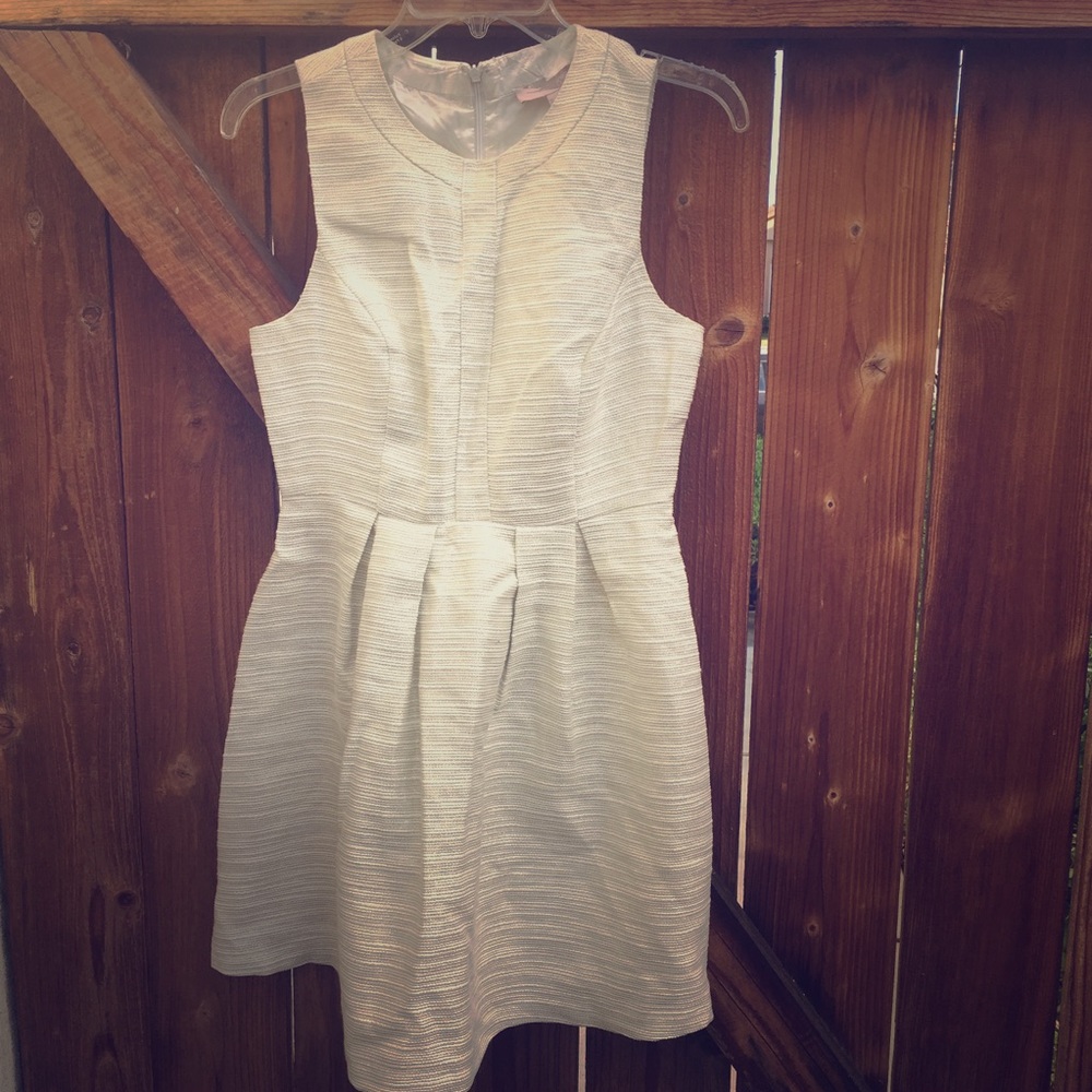 F21 Silver and beige dress - S